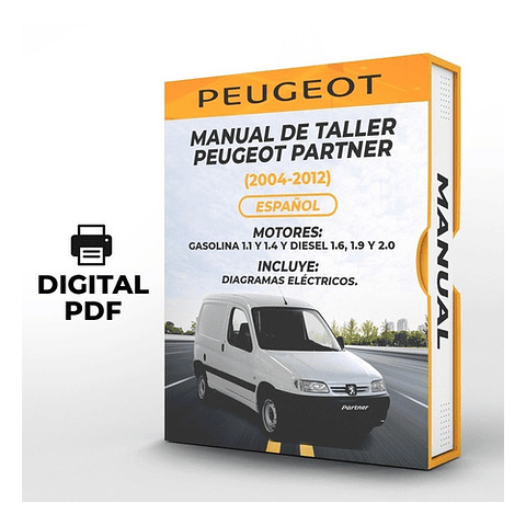Manuale di officina Peugeot Partner (2004-2012) PDF