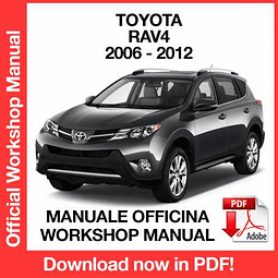 Manuale Officina Toyota Rav4 AC30 (2006-2007-2008-2009-2010-2011-2012) (EN)