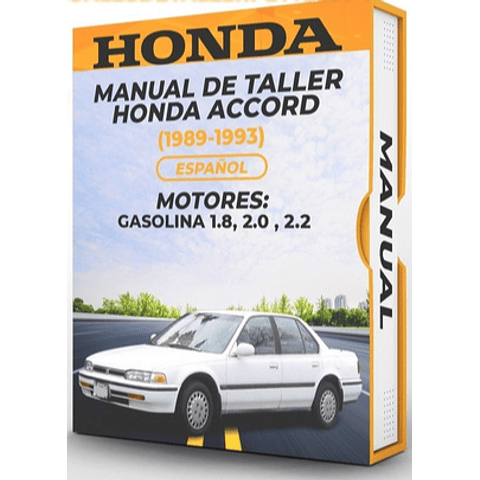 Manuale di officina Honda Accord (1989-1993) PDF 