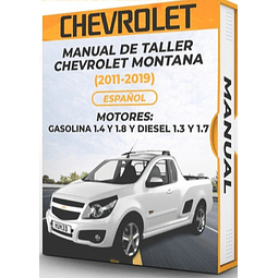Manuale di officina Chevrolet Montana (2011-2019) PDF 
