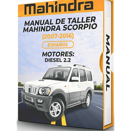 Manuale officina Mahindra Scorpio (2007-2016) PDF