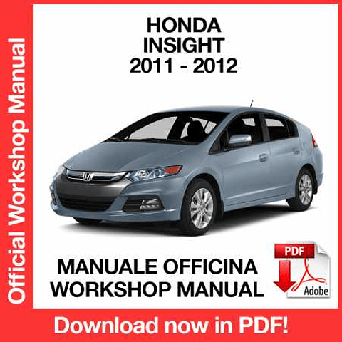 Manuale Officina Honda Insight (2011-2012) (EN)