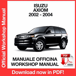 Manuale Officina Isuzu Axiom (2002-2003-2004) (EN)