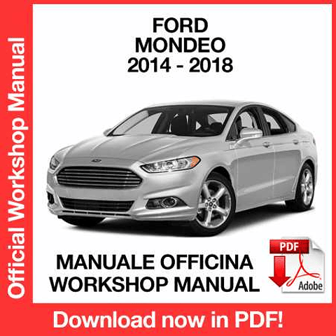 Manuale Officina Ford Mondeo (2014-2015-2016-2017-2018) (EN)