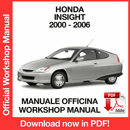 Manuale Officina Honda Insight (2000-2001- 2002-2003-2004-2005-2006) (EN)