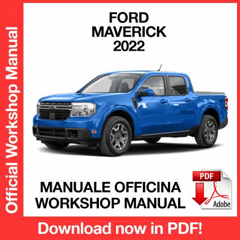 Manuale Officina Ford Maverick (2022) (EN)