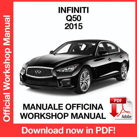 Manuale Officina Infiniti Q50 V37 (2015) (EN)