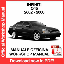 Manuale Officina Infiniti Q45 F50 (2002-2003-2004-2005-2006) (EN)