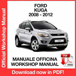 Manuale Officina Ford Kuga (2008-2009-2010-2011-2012) (EN)