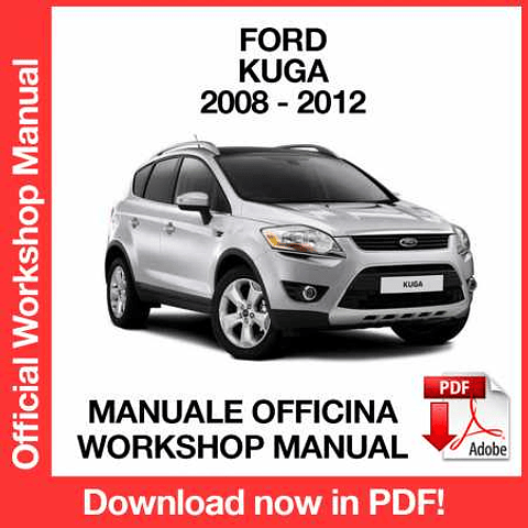 Manuale Officina Ford Kuga (2008-2009-2010-2011-2012) (EN)