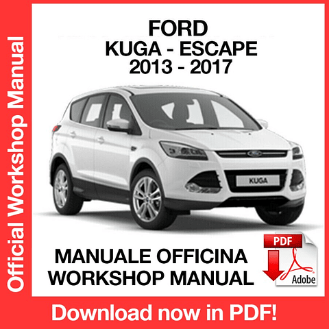 Manuale Officina Ford Kuga - Escape (2013-2014-2015-2016-2017) (EN)