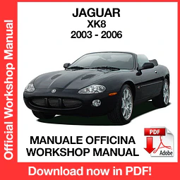 Manuale Officina Jaguar XK8 (2003-2004-2005-2006) (EN)
