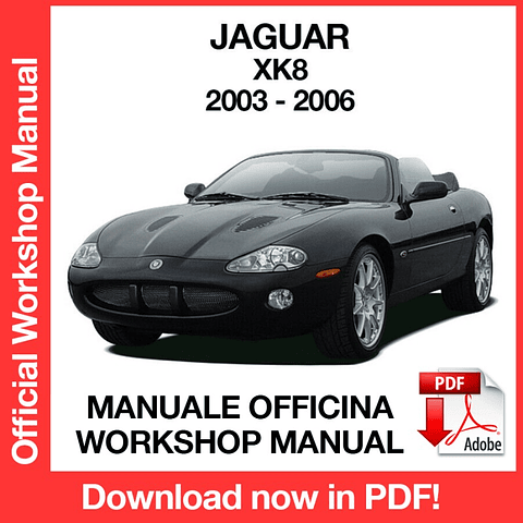 Manuale Officina Jaguar XK8 (2003-2004-2005-2006) (EN)