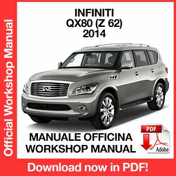 Manuale Officina Infiniti QX80 Z62 (2014) (EN)