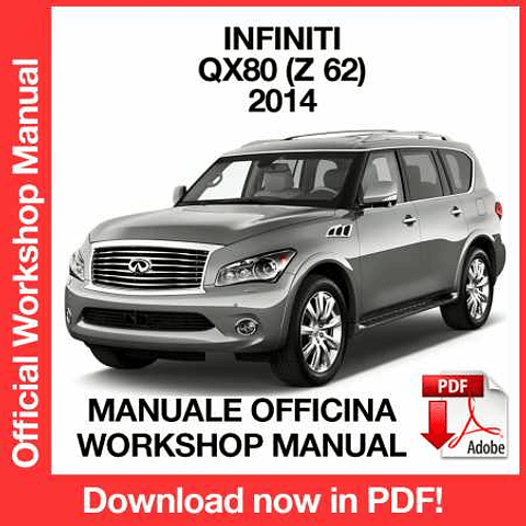 Manuale Officina Infiniti QX80 Z62 (2014) (EN)