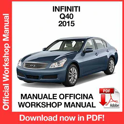 Manuale Officina Infiniti Q40 V36 (2015) (EN)