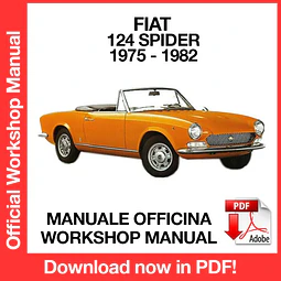 MANUALE OFFICINA FIAT 124 SPIDER (1975-1982) (EN)
