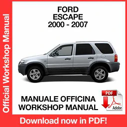 ManuaManuale Officina Ford Escape (2000-2001- 2002-2003-2004-2005-2006-2007) (EN)