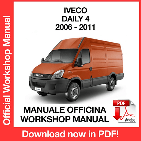 Manuale Officina Iveco Daily 4 (2006-2007-2008-2009-2010-2011) (EN)