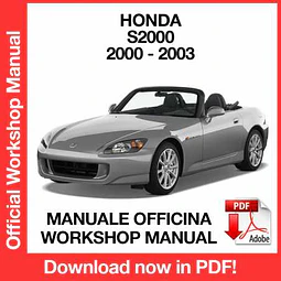 Manuale Officina Honda S2000 (2000-2001- 2002-2003) (EN)