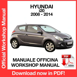 Manuale Officina Hyundai i20 (2008-2009-2010-2011-2012-2013-2014) (EN)