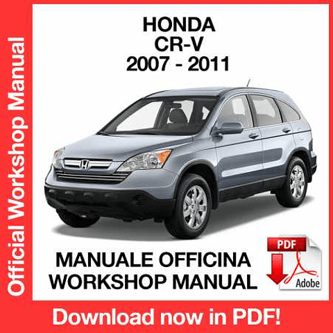 Manuale Officina Honda CR-V (2007-2008-2009-2010-2011) (EN)