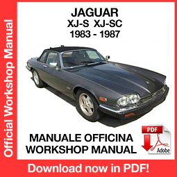 Manuale Officina Jaguar XJ XJ-S XJ-SC (1983-1984-1985-1986-1987) (EN)