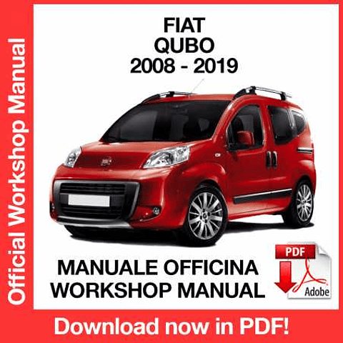 Manuale Officina Fiat Qubo (2008-2009-2010-2011-2012-2013-2014-2015-2016-2017-2018-2019) (ITA)