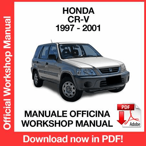 Manuale Officina Honda CR-V (1997-1998-1999-2000-2001) (EN)