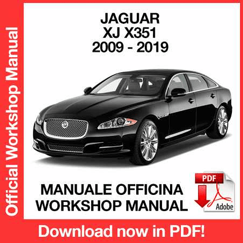 Manuale Officina Jaguar XJ X351 (2009-2010-2011-2012-2013-2014-2015-2016-2017-2018-2019) (EN)