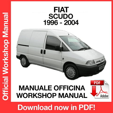 Manuale Officina Fiat Scudo (1996-1997-1998-1999-2000-2001- 2002-2003-2004) (EN)