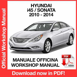 Manuale Officina Hyundai i45 Sonata (2010-2011-2012-2013-2014) (EN)