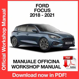 Manuale Officina Ford Focus MK4 (2018-2019-2020-2021) (EN)