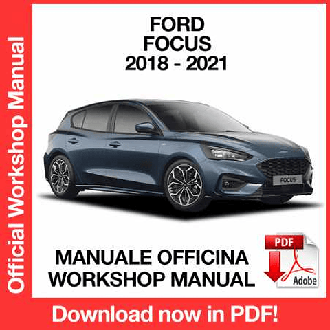Manuale Officina Ford Focus MK4 (2018-2019-2020-2021) (EN)