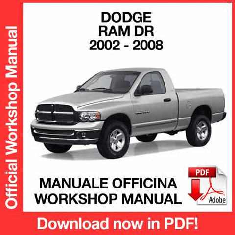 Manuale Officina Dodge Ram 1500 DR (2002-2003-2004-2005-2006-2007-2008) (EN)