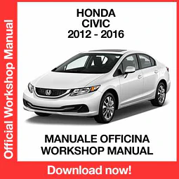 Manuale Officina Honda Civic (2012-2013-2014-2015-2016) (EN)
