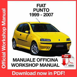 Manuale Officina Fiat Punto 2 (1999-2000-2001- 2002-2003-2004-2005-2006-2007-2008-2010) (ITA)