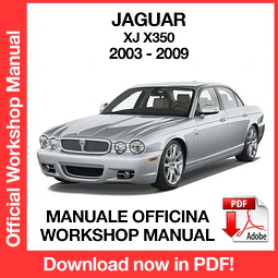 Manuale Officina Jaguar XJ X350 (2003-2004-2005-2006-2007-2008-2009) (EN)