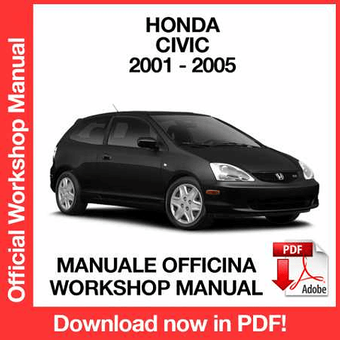 Manuale Officina Honda Civic (2001-2002-2003-2004-2005) (EN)