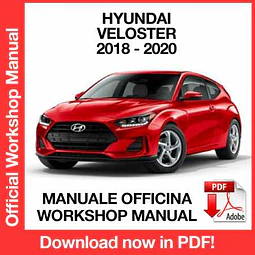 Manuale Officina Hyundai Veloster (2018-2019-2020) (EN)