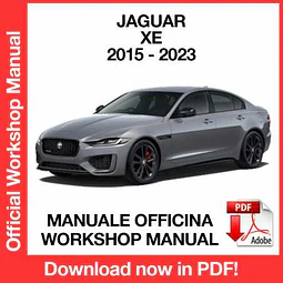 Manuale Officina Jaguar XE X760 (2015-2016-2017-2018-2019-2020-2021-2022-2023) (EN)