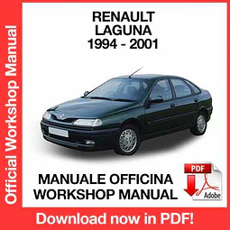 Manuale Officina Renault Laguna I (1994-1995-1996-1997-1998-1999-2000-2001) (EN)