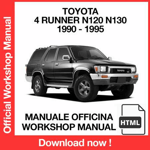 Manuale Officina Toyota 4 Runner II N120 N130 (1990-1991-1992-1993-1994-1995) (EN)