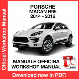 Manuale Officina Porsche Macan B95 (2014-2015-2016) (EN)