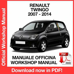 Manuale Officina Renault Twingo II X44 (2007-2008-2009-2010-2011-2012-2013-2014) (EN)