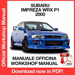 Manuale Officina Subaru Impreza Wrx P1 (2000) (EN)