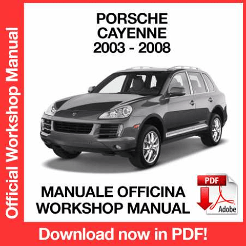 Manuale Officina Porsche Cayenne (2003-2004-2005-2006-2007-2008-2009) (EN)
