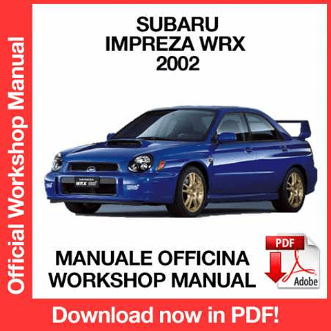 Manuale Officina Subaru Impreza Wrx GD (2002) (EN)