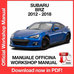 Manuale Officina Subaru Brz (2012-2013-2014-2015-2016-2017-2018) (EN)