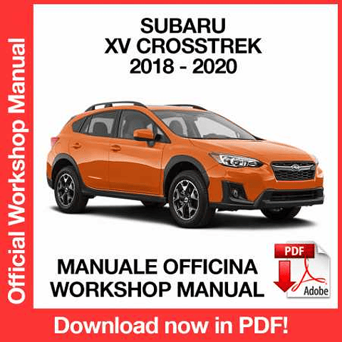 Manuale Officina Subaru XV Crosstrek (2018-2019-2020) (EN)